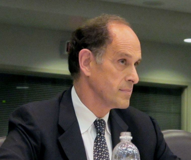Lafe Solomon, the acting general counsel for the National Labor Relations Board, testifies during a U.S. House Committee on Oversight and Government Reform field hearing on an NLRB complaint against Boeing Co. on Friday, June 17, 2011, in North Charleston, S.C. (AP Photo/Bruce Smith)