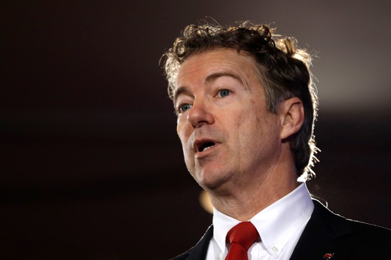 President Obama called out Sen. Rand Paul on Friday for blocking ratification of pending international tax treaties. (AP Photo/Matt Rourke)