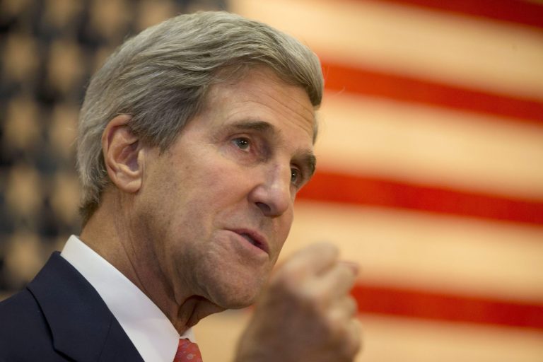 U.S. Secretary of State John Kerry is close to an Afghan security deal, is pushing ahead with Mideast peace talks and held an historic meeting with Iran's new foreign minister, Mohammed Javad Zarif, over Tehran's nuclear program. (AP Photo/Jacquelyn Martin, Pool)