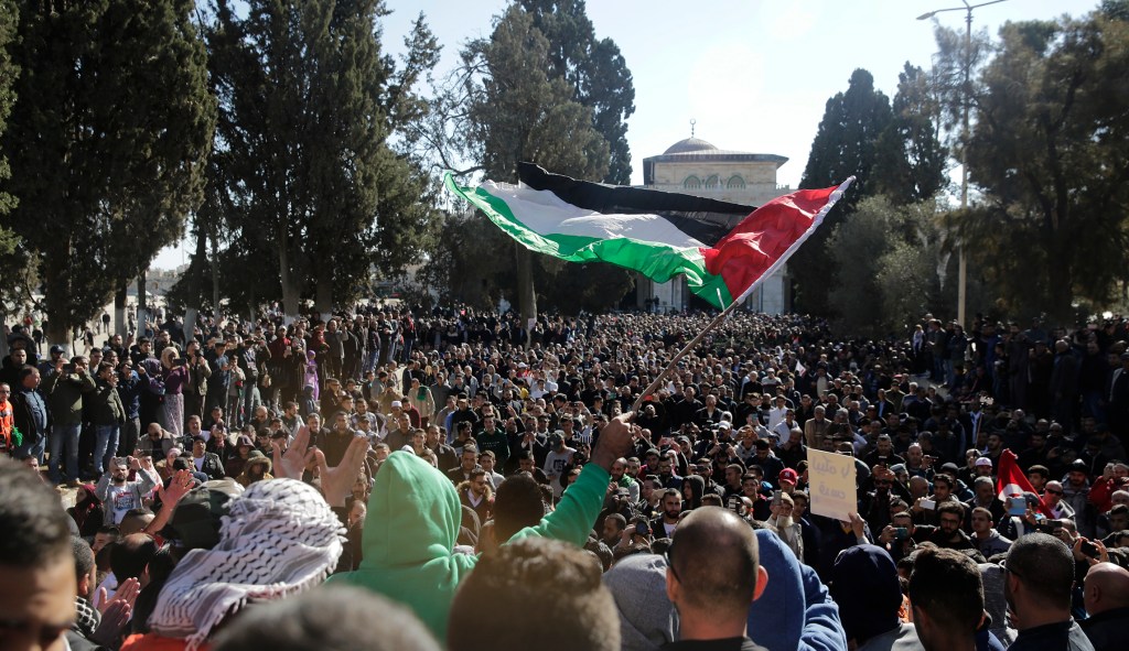 Palestinian diplomat praises protesters ‘who defend Jerusalem’
