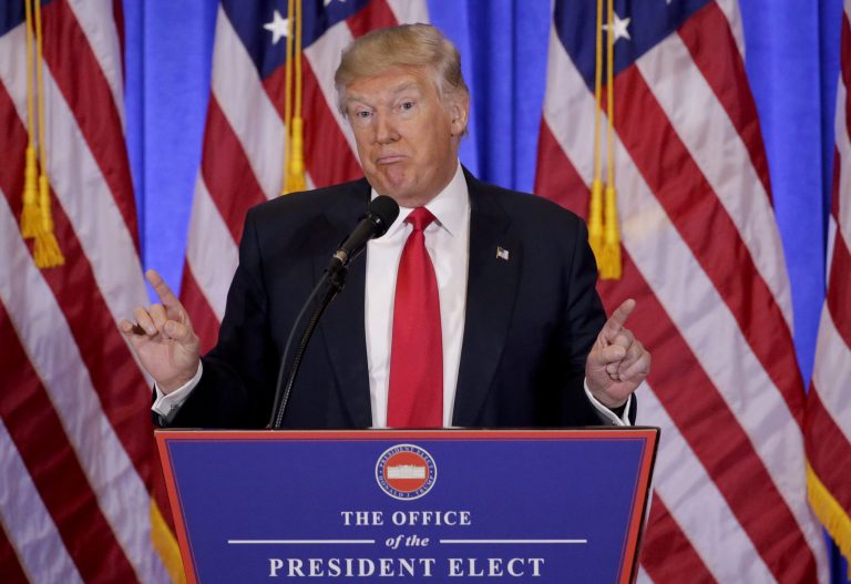 President-elect Trump on Thursday evening announced plans to keep his campaign committee intact and operating out of Trump Tower in Manhattan. (AP Photo/Seth Wenig)