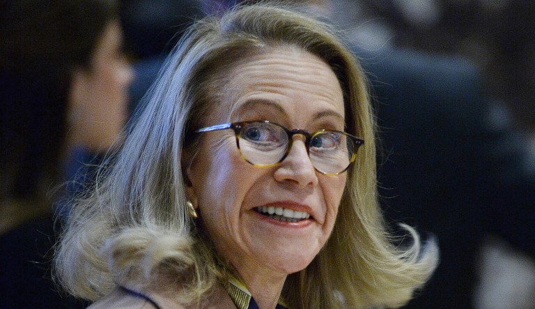 Kathleen Hartnett White, President Trump's nominee to head the White House Council on Environmental Quality, visited Trump Tower in New York in November. (Anthony Behar/Pool via Bloomberg)
