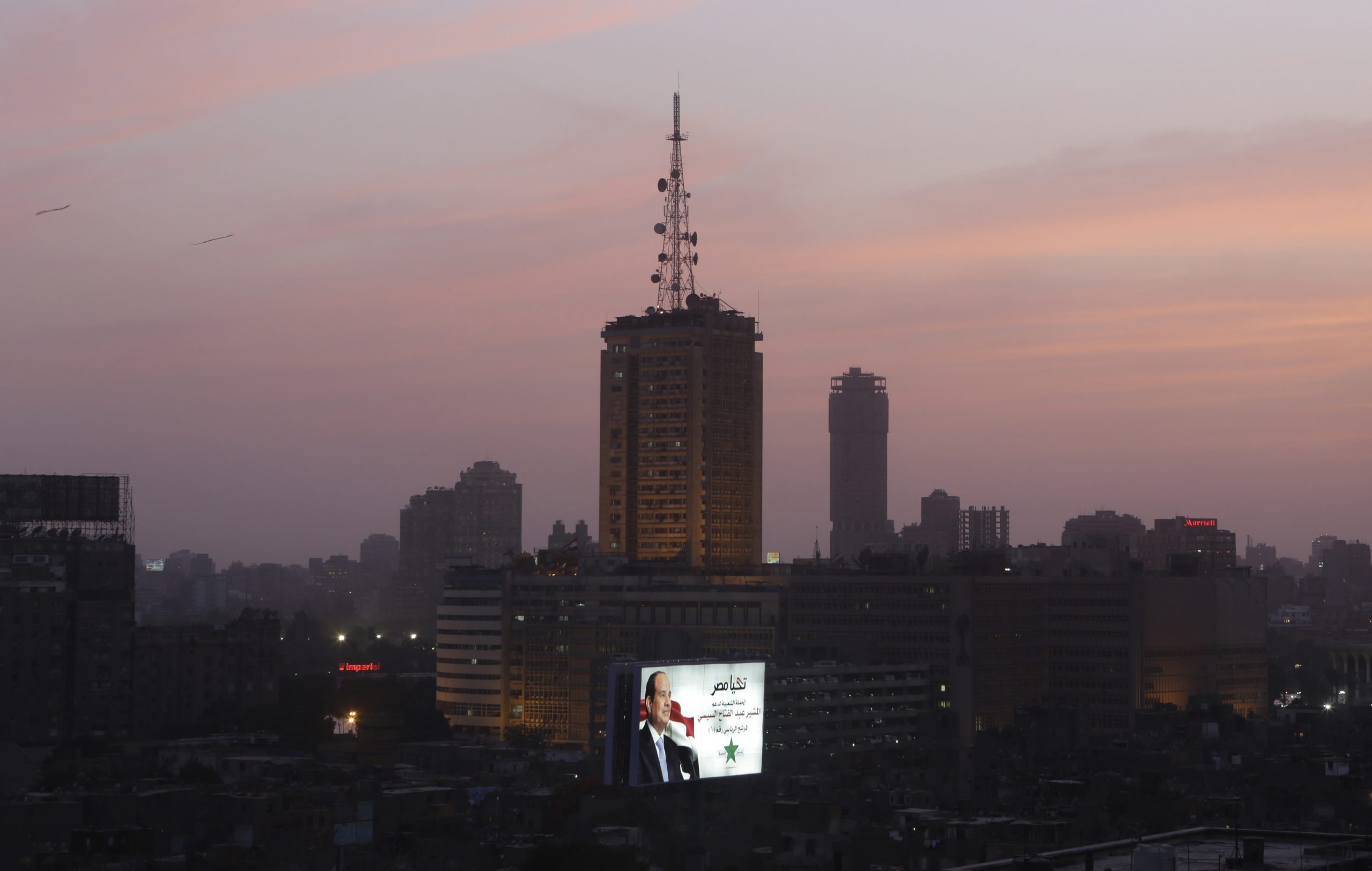 Egypt’s interim president urges Egyptians to vote