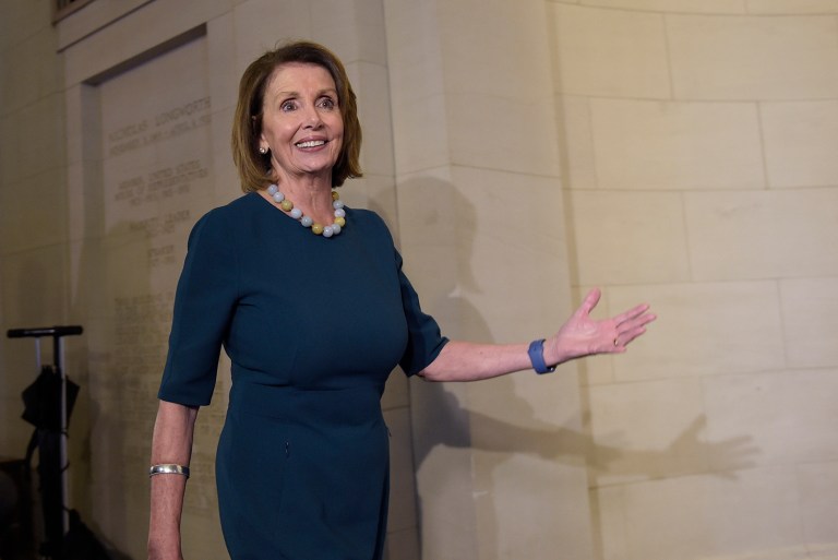 House Minority Leader Nancy Pelosi said that Democrats won't oppose a stopgap spending bill over language that would expedite a vote for legislation allowing retired Gen. James Mattis to become secretary of defense. (AP Photo/Susan Walsh)