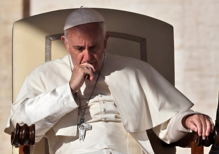 The pope's thoughts on climate change instead may have pushed more people away from his message than increased their acceptance of it, the study concluded. (AP Photo)