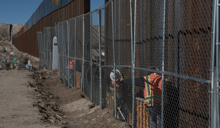 The Department of Homeland Security is requesting proposals from private contractors for designs on President Trump's promised 