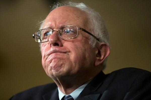 Sanders says ‘to hell’ with skeptics of his transformative agenda