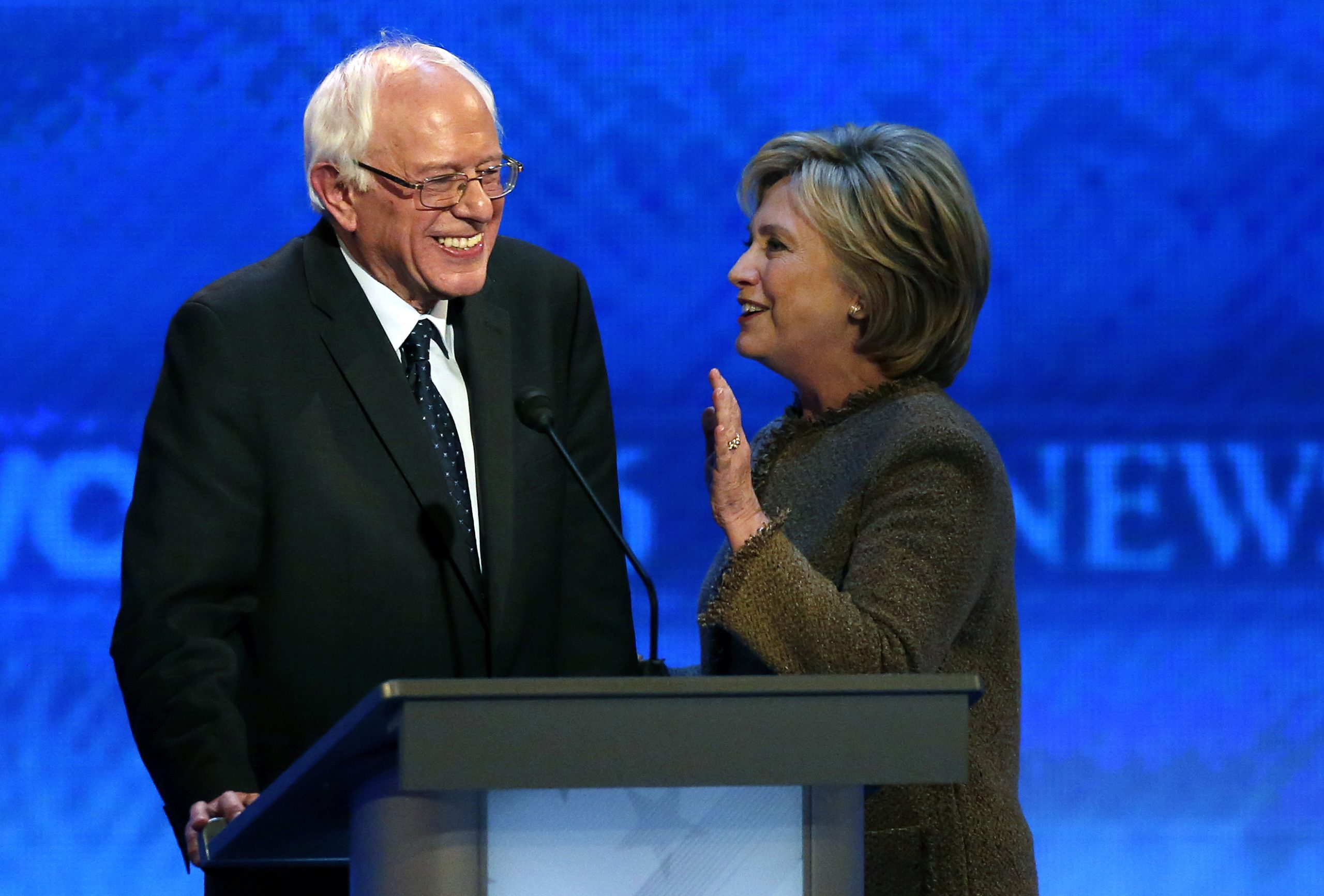 Did Democrats shift from Clinton to Sanders over the holidays?