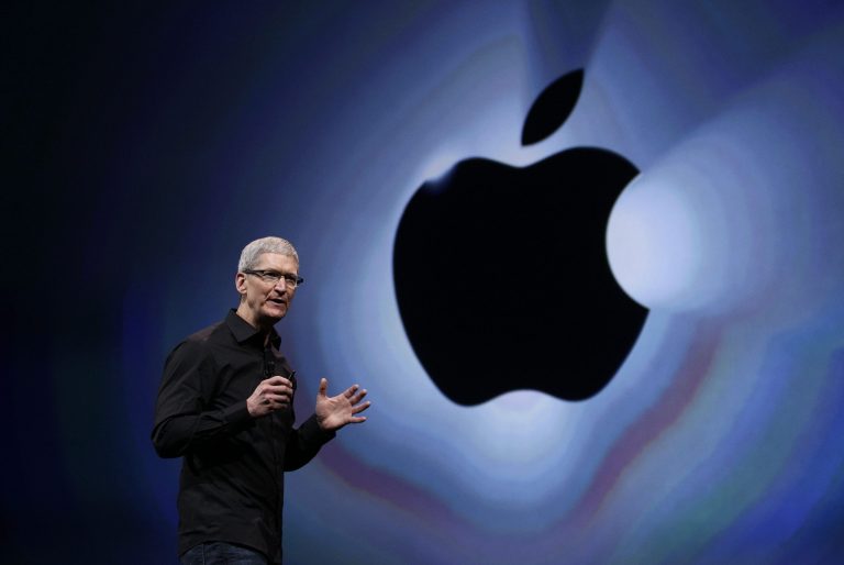   FILE - In this Wednesday, Sept. 12, 2012, file photo, Apple CEO Tim Cook soeaks during an introduction of the new iPhone 5 in San Francisco. Cook got a relatively modest $4.2 million in pay for 2012, after the company's board set him up with stock now worth $510 million for taking the reins in 2011. (AP Photo/Eric Risberg, File)  