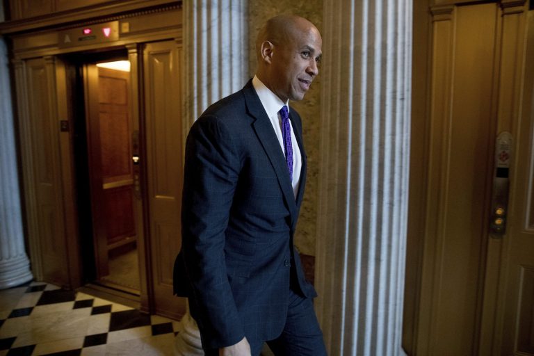 Sen. Cory Booker, D-N.J., will testify against fellow Sen. Jeff Sessions. (AP Photo/Andrew Harnik)