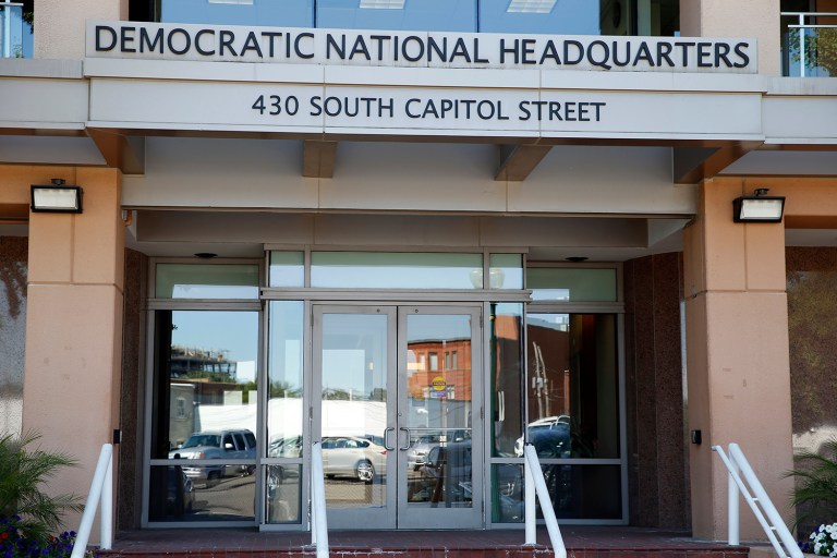 Sophisticated hackers linked to Russian intelligence services broke into the DNC's computer networks and gained access to confidential emails, chats and opposition research on presumptive Republican nominee Donald Trump. (AP Photo/Alex Brandon)