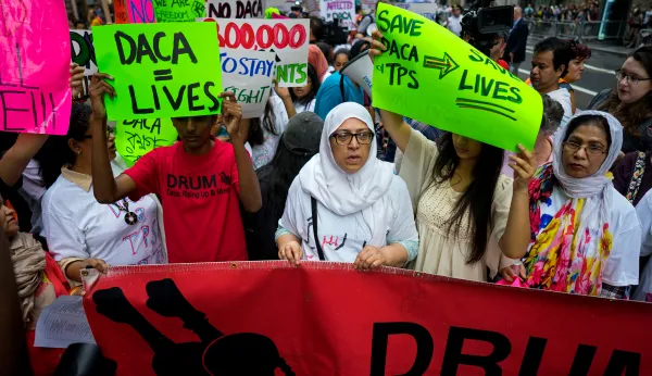 Nine DACA recipients arrested at protest outside Trump Tower