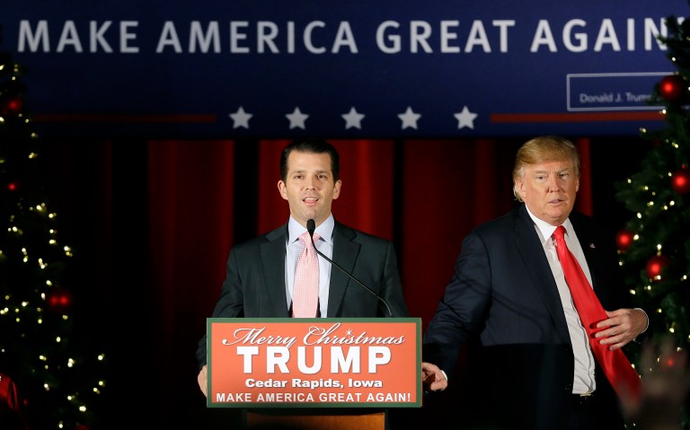 Donald Trump's eldest son could put his father 
