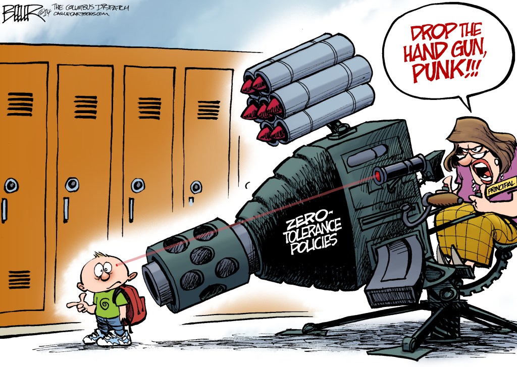 Editorial cartoon: Gun control