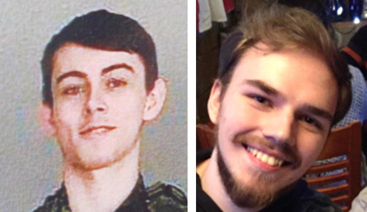 Pictured are Bryer Schmegelsky, left, and Kam McLeod, right.