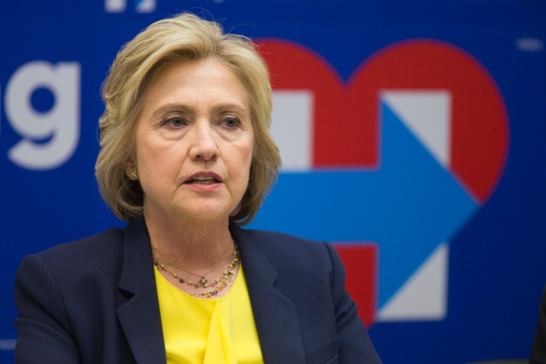 A Romanian hacker who claimed to have accessed former Secretary of State Hillary Clinton's private server will plead guilty in a court hearing Wednesday. (AP Photo/Mary Altaffer, File)
