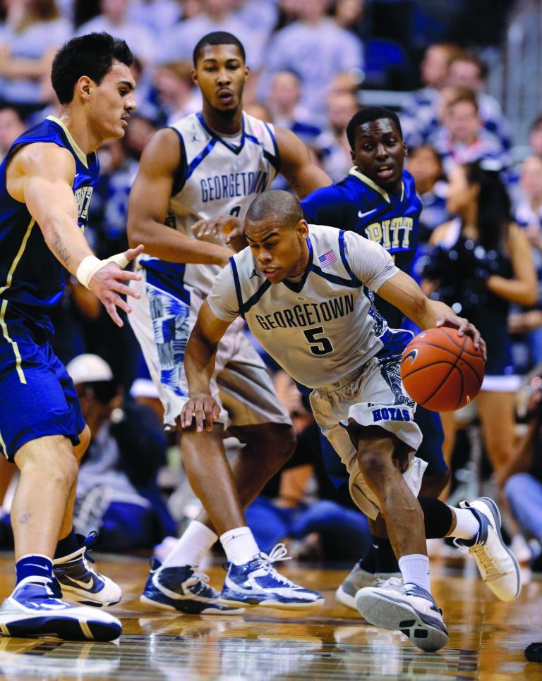 Alex Brandon/AP
Markel Starks and Georgetown were held under 50 points for the fourth time this season Tuesday.