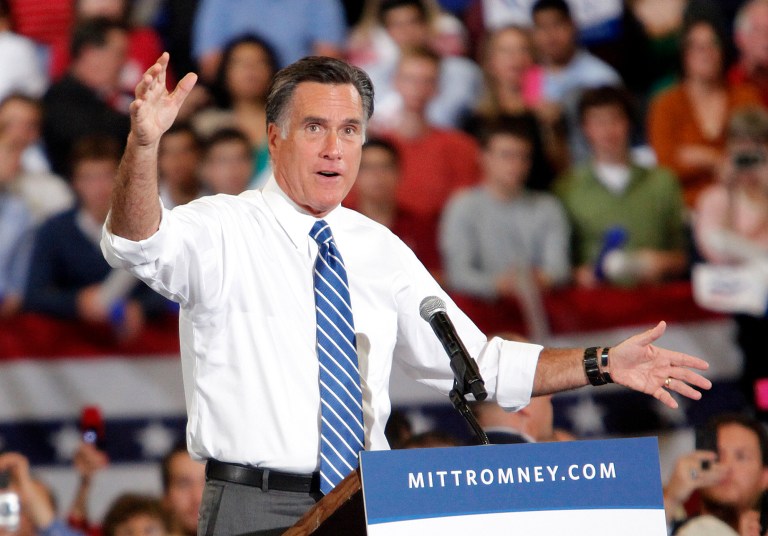 Republican presidential candidate Mitt Romney (AP photo)