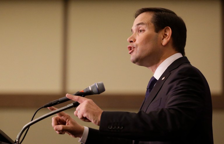 Sen. Marco Rubio, R-Fla., demanded on Monday that State Department Undersecretary of Management Patrick Kennedy resign or be terminated from his position for protecting then-Secretary of State Hillary Clinton in a 
