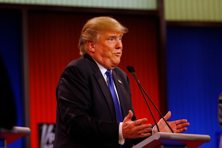 Republican presidential candidate, businessman Donald Trump won the Louisiana and Kentucky on Saturday. (AP Photo/Paul Sancya)