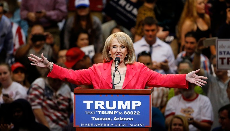 Former Arizona Gov. Jan Brewer said this week she's not worried about Hispanics turning Arizona blue, claiming they don't vote.