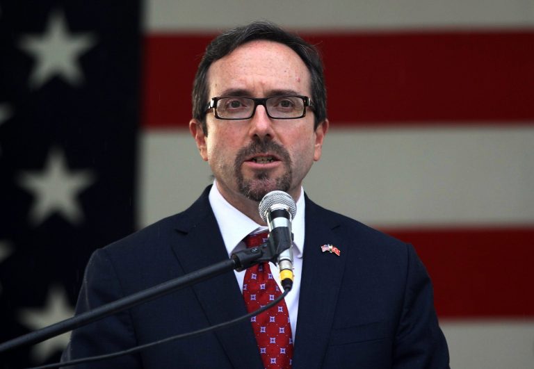 John Bass is currently the U.S. ambassador to Turkey and is a former ambassador to Georgia. Former President Barack Obama nominated Bass to both positions.
		 (AP Photo/Adem Altan, Pool)