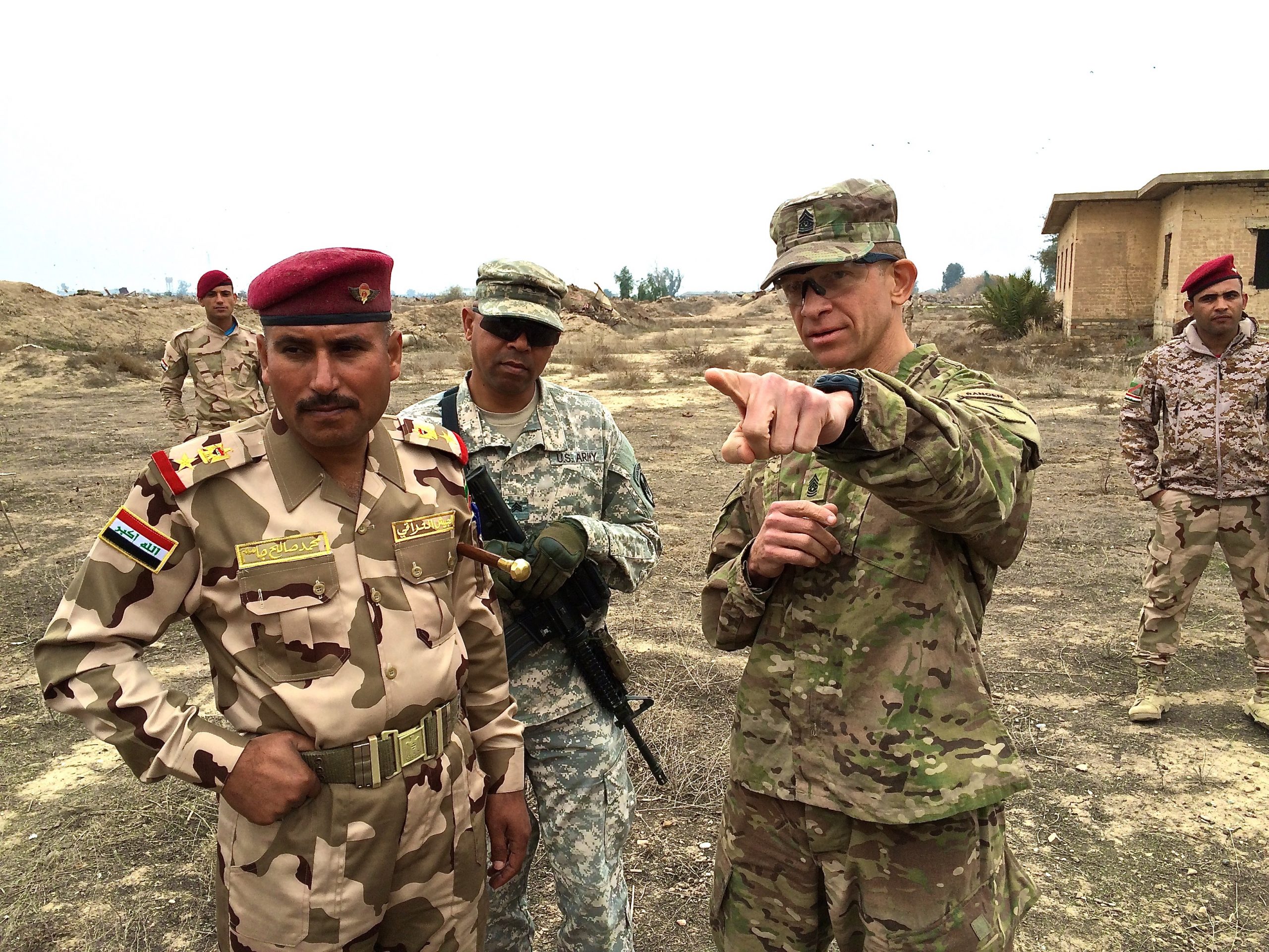 U.S. training of Iraqi fighters stresses real-world scenarios, mental aspects