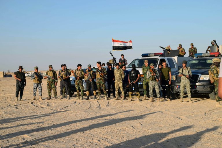 The Iraqi ground forces in Ramadi have been aided by 52 U.S. strikes in the region over the past 10 days, as well as air support from Iraqi F-16s. (AP Photo)