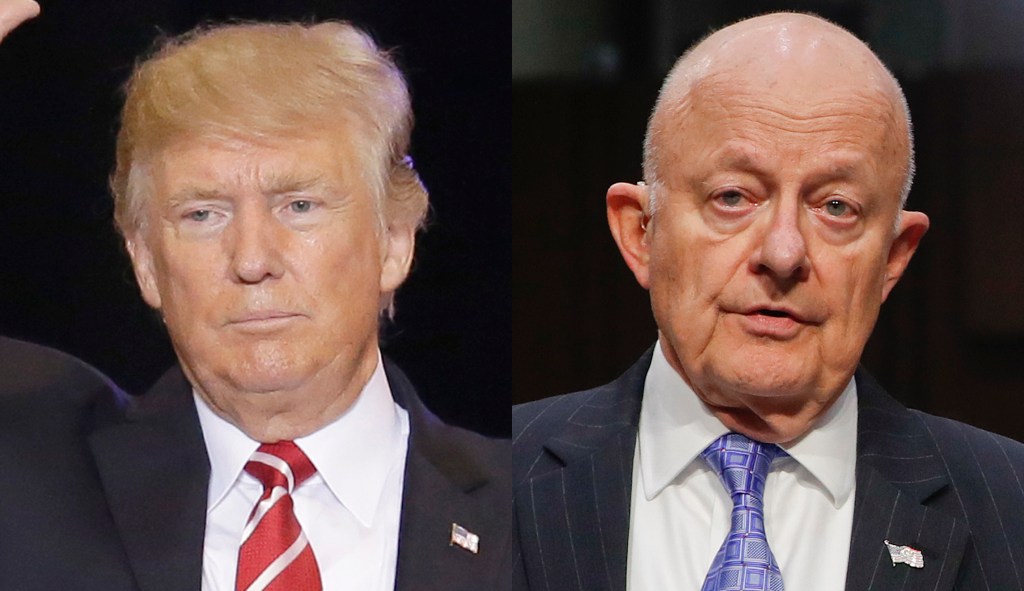 Trump lashes out at James Clapper