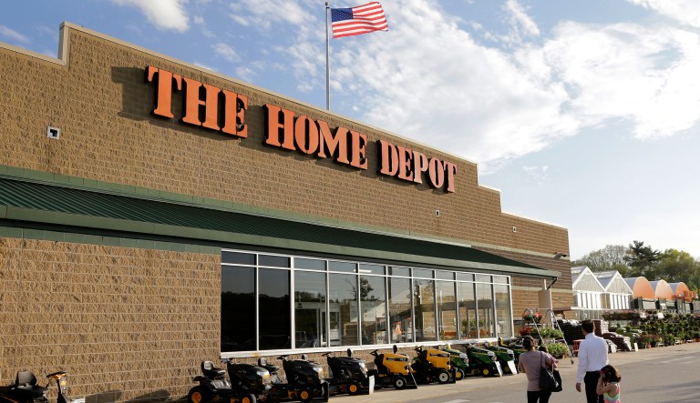 Home Depot is paying out one-time bonuses of up to $1,000 in cash to its hourly workers in the U.S., citing the recent tax overhaul. Home Depot Inc. said that the one-time bonus will be distributed in the current quarter. (AP Photo/Steven Senne, File)