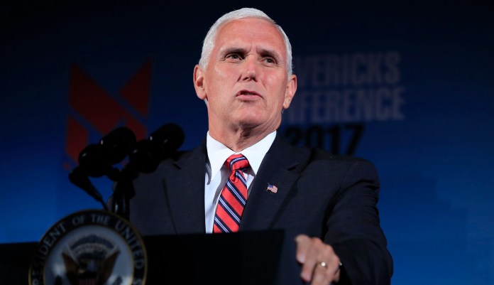 Vice President Mike Pence pushed Republicans in Congress to "step up" and repeal Obamacare. (AP Photo/Manuel Balce Ceneta, File)