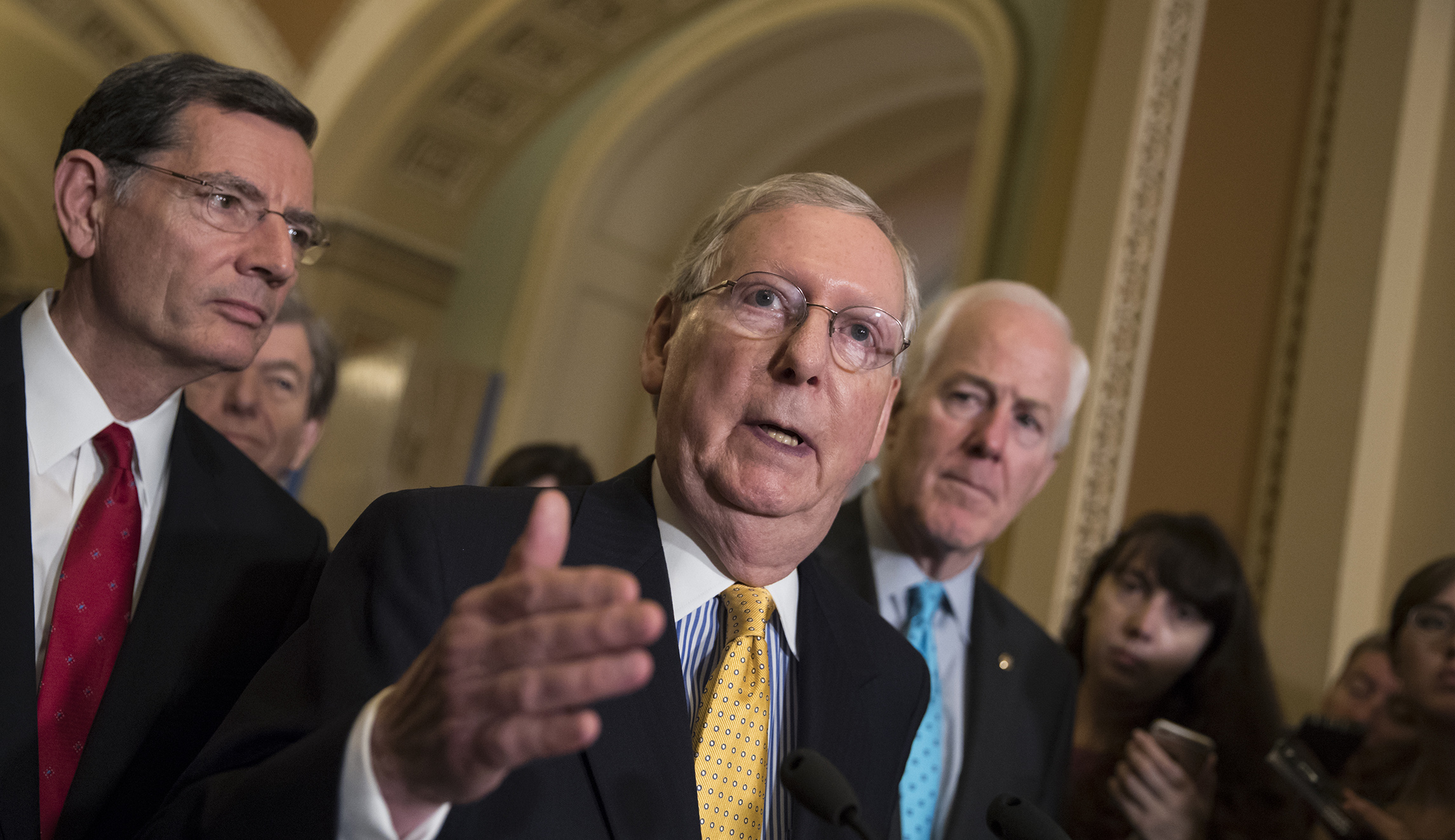 The Senate healthcare bill cuts taxes for millions of middle-income families
