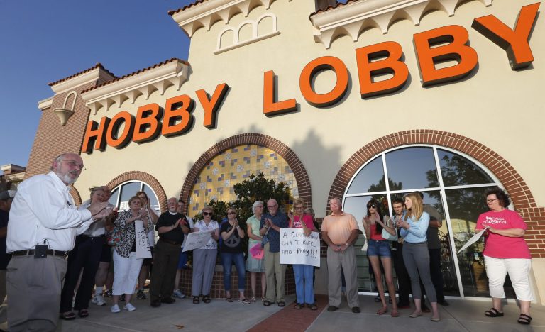 Fifty-eight percent of millennials said they disagree with the Hobby Lobby decision, in a survey released Friday. (AP Photo)