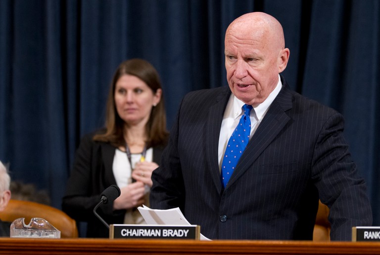 Rep. Kevin Brady, R-Texas, said that Republicans won't focus on simply solving the tax problems plaguing U.S. corporations, and instead focus on a broad tax overhaul. (AP Photo/Alex Brandon)