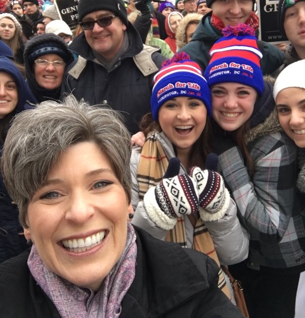 Why Joni Ernst Marches