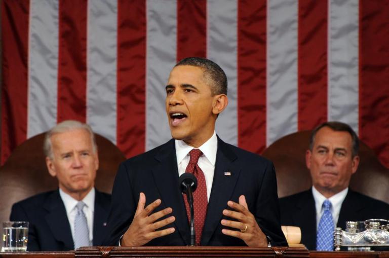 Obama’s State of the Union sounds campaign message
