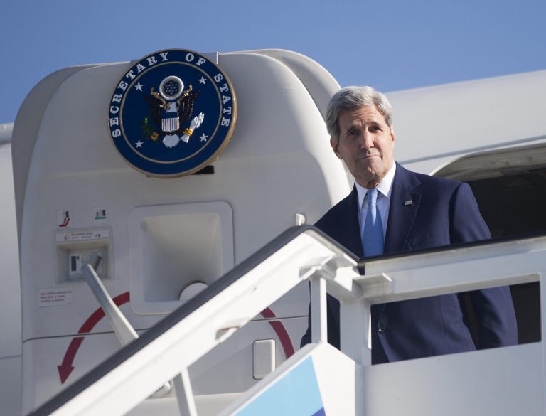 Kerry sent the letters to the French, British, German and Chinese governments, according to Rubio. (AP Photo/Pablo Martinez Monsivais, Pool)