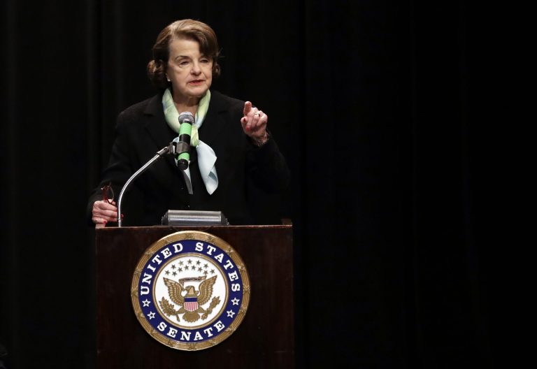 Sen. Dianne Feinstein, D-Calif., seemed especially bothered by the judge's Catholicism. (AP Photo/Marcio Jose Sanchez)