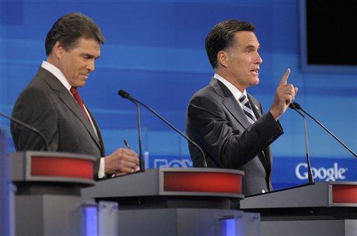 Trained Romney outduels Perry in style, substance