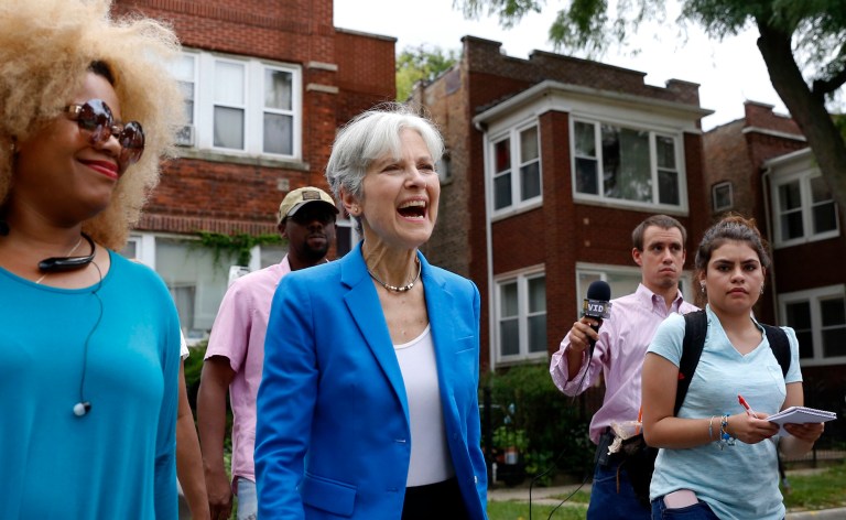 Green Party nominee Jill Stein made a campaign promise in response to all the confusion seemingly going around about geography and history in the past week. (AP Photo/Tae-Gyun Kim)
