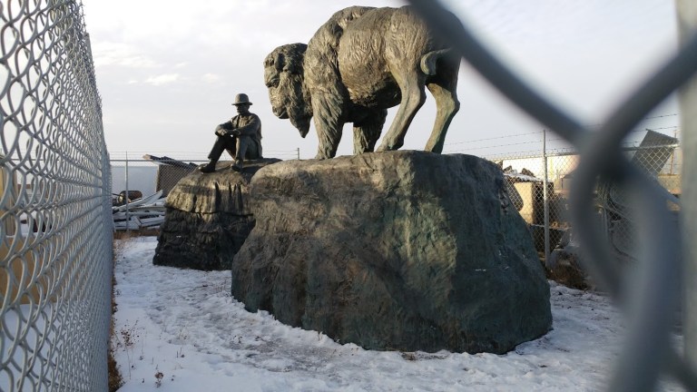 Artist blasts ‘authoritarian’ Canadian city for canceling bison fur trade sculpture