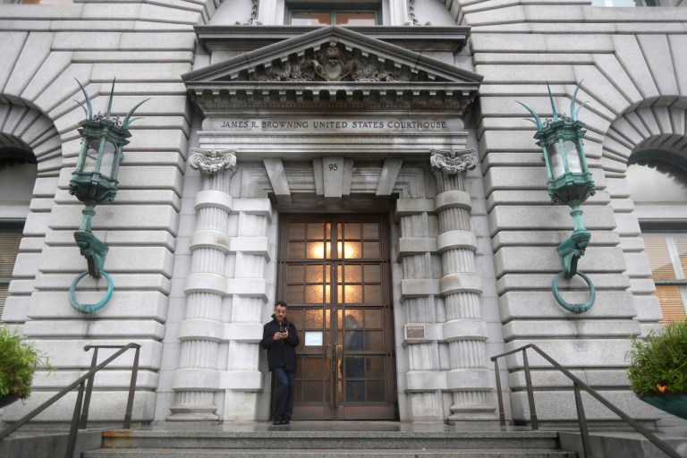 9th Circuit judges travel across the country to lobby Republican senators against the legislation. (AP Photo/Marcio Jose Sanchez, file)