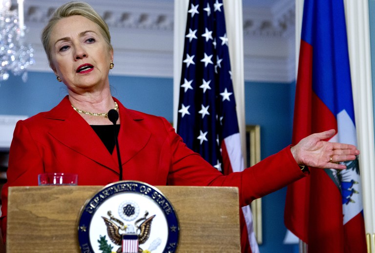 Thanks to Wikileaks, we now know more about Secretary of State Hillary Clinton's record on the minimum wage. (AP Photo/Carolyn Kaster)