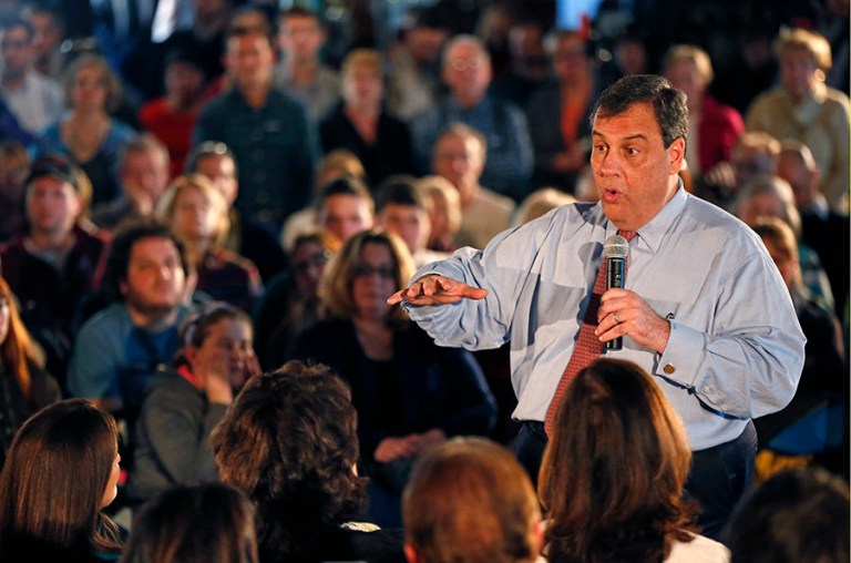 Christie took a town hall as an opportunity to contrast his style with that of other GOP candidates. (AP Photo/Robert F. Bukaty)