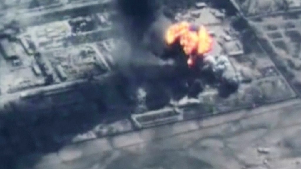Coalition airstrikes slam Islamic State positions on Saturday