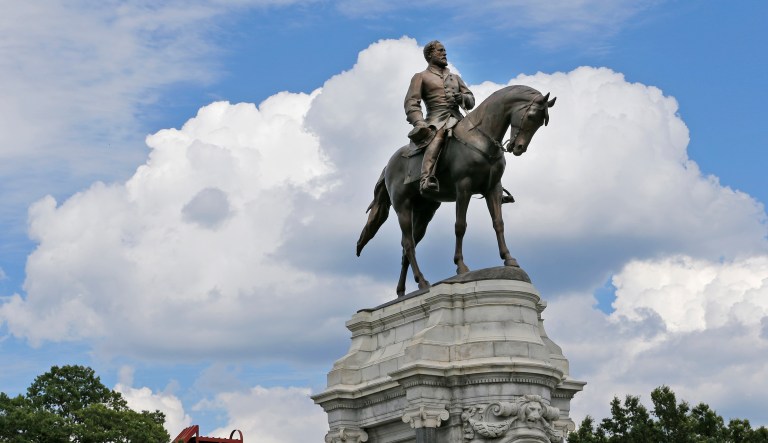 Each community should decide the fate of these statues, not the federal or state governments. (AP Photo/Steve Helber)