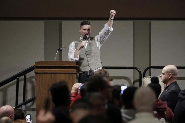 The IRS has stripped white nationalist Richard Spencer's nonprofit of its tax-exempt status over failure to file tax returns after 2012. (AP Photo/David J. Phillip)