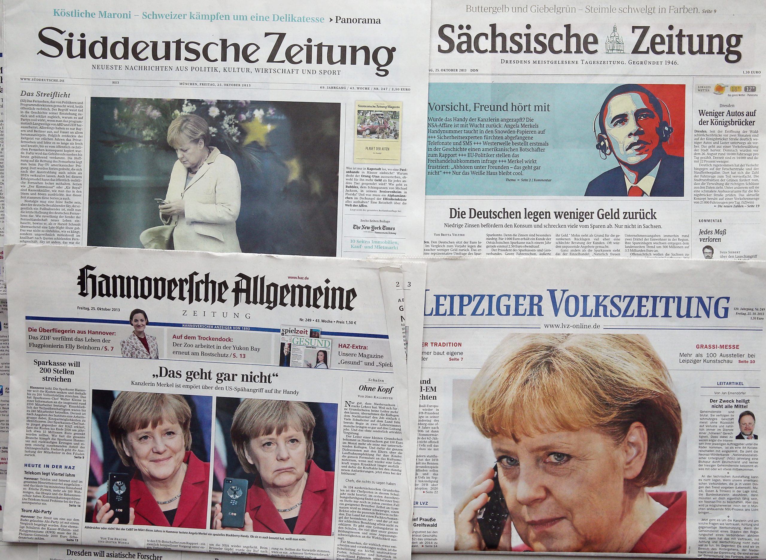 Obama won’t say if he knew of NSA spying on Angela Merkel