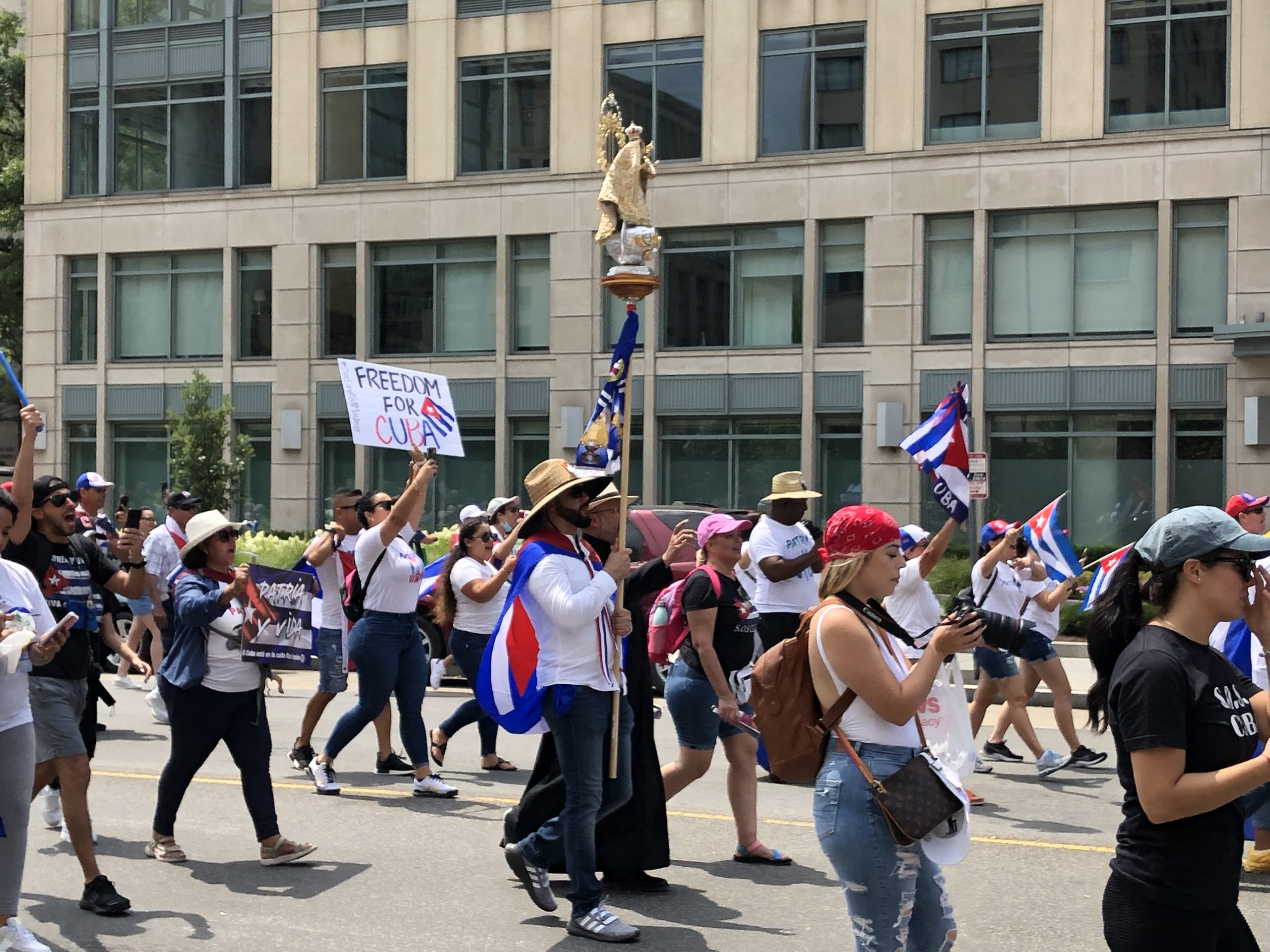 Cuba Lafayette Square protest 7-26-21