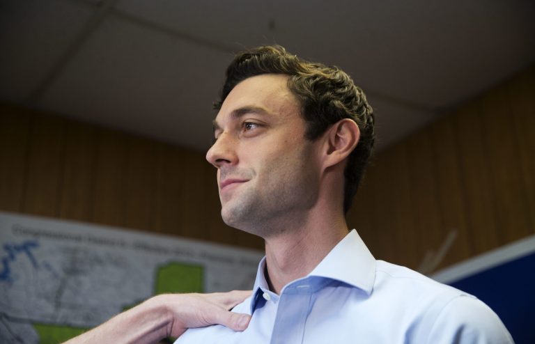 During the question and answer session of his panel at Netroots Nation, failed congressional candidate Jon Ossoff confirmed he's considering another run for elected office. (AP Photo/David Goldman)
